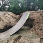 Dirtbike Anlage Stade Mountainbike Kicker Jumpline Pumptrack 029